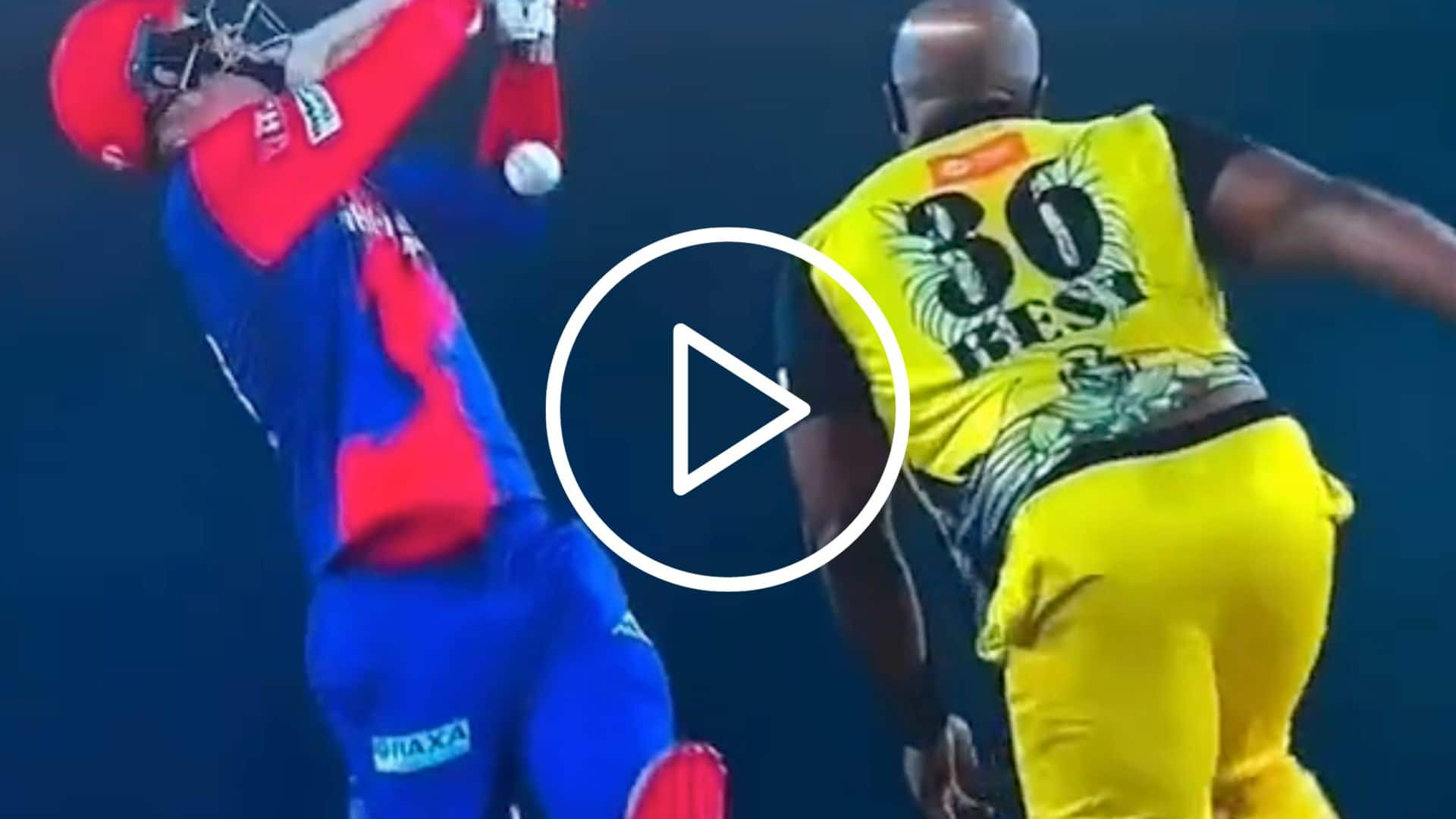 [Watch] Tino Best's 'Ferocious' Bouncer Leaves Kevin Pietersen Stunned In LLC